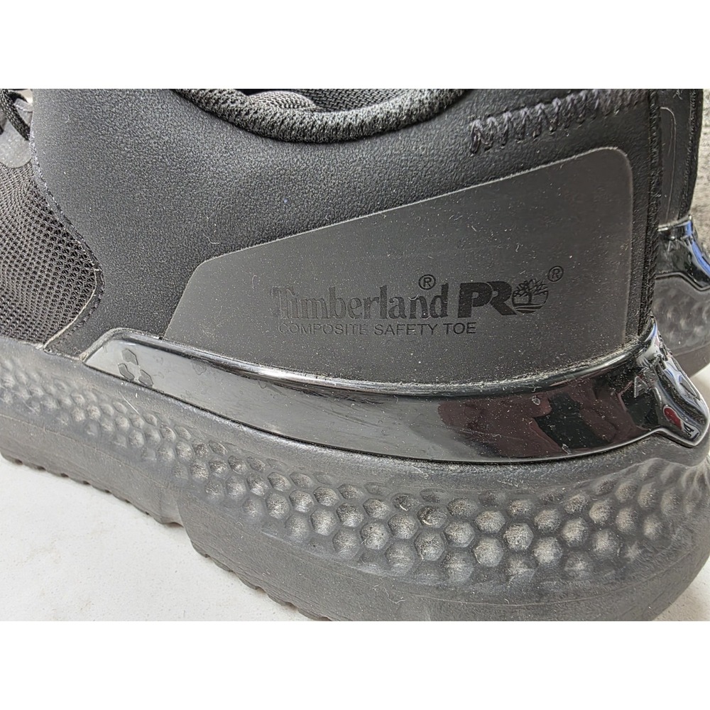 Timberland Pro Men 9.5W Composite Toe Work Sneaker Black ASTM F2413-18 Boot Shoe - Picture 6 of 9